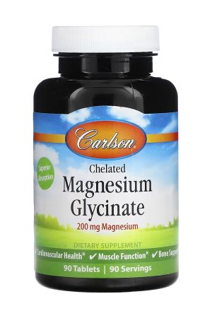Chelated Magnesium Glycinate - 90 tabs