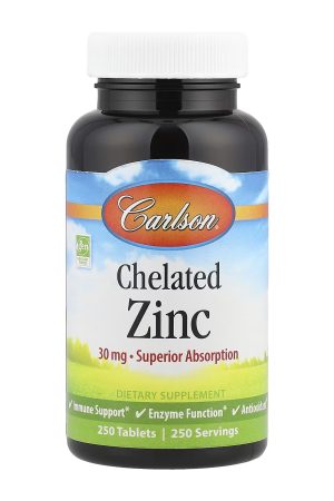 Chelated Zinc - 250 tabs
