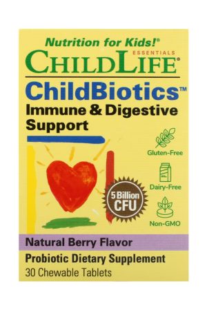 ChildBiotics Immune + Digestive Support - 30 Chewable tabs Natural Berry