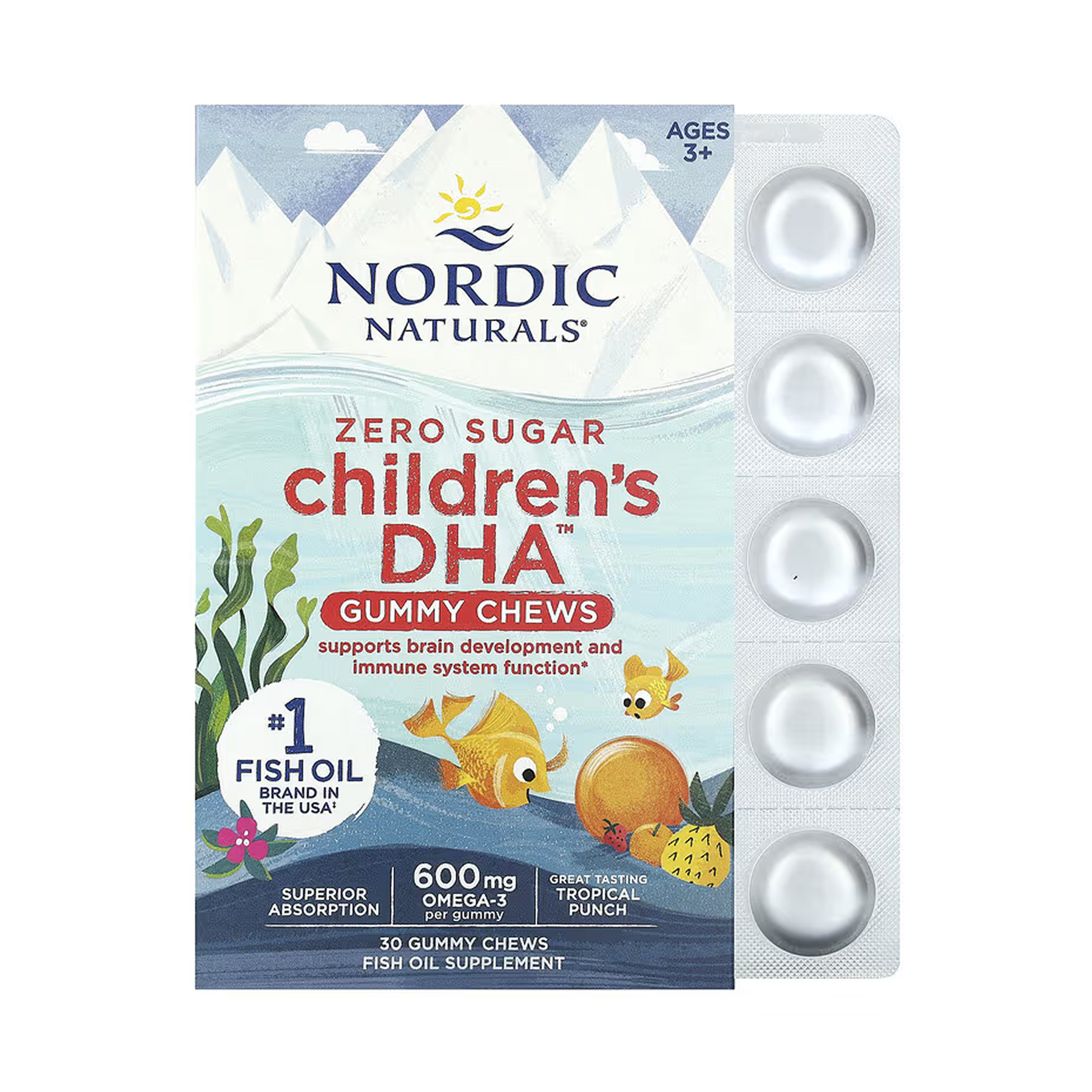 Children's DHA - 30 Gummies (Пошкоджена упаковка)