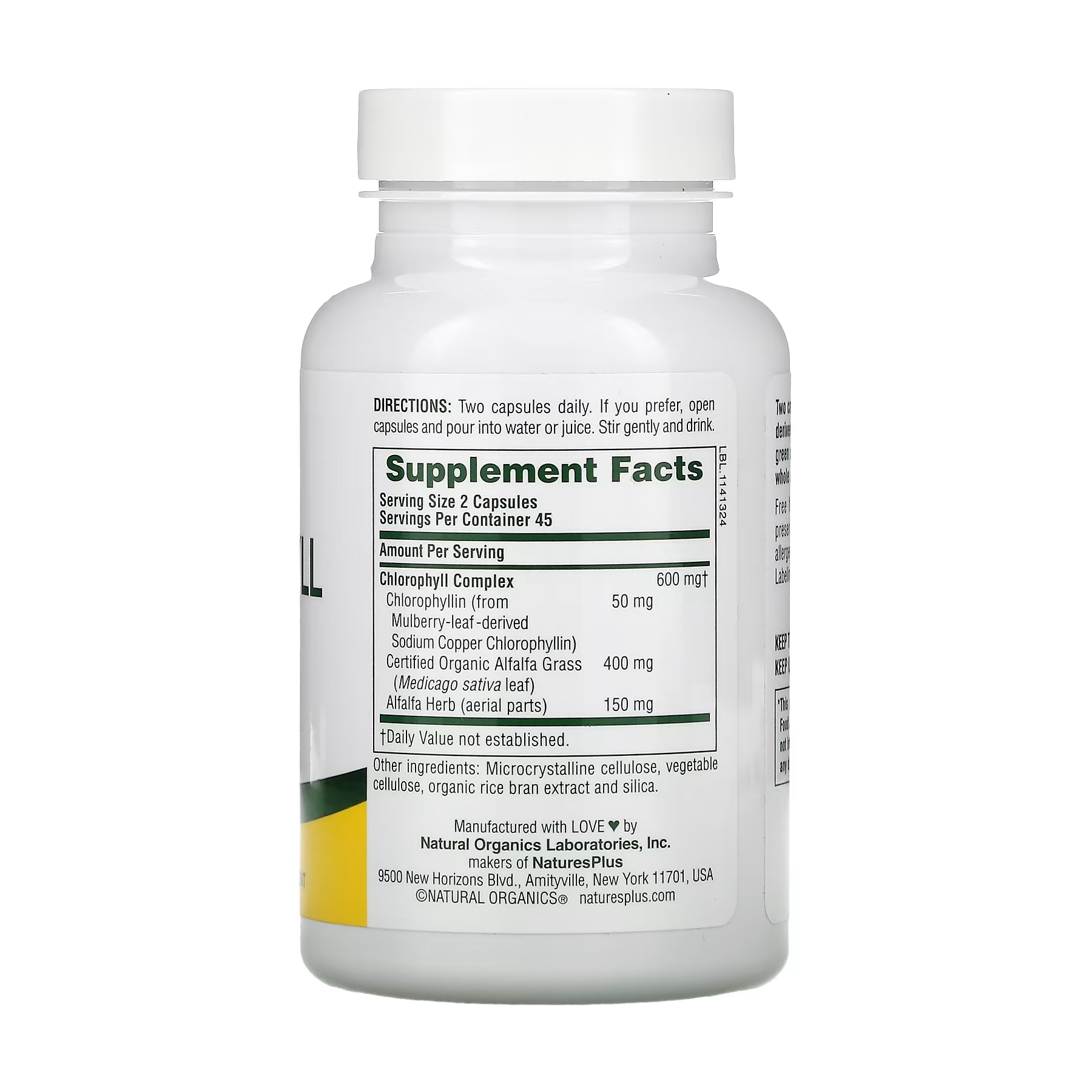 Chlorophyll 600mg - 90 vcaps - Зображення 2