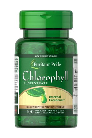 Chlorophyll Concentrate 50mg - 100 softgels