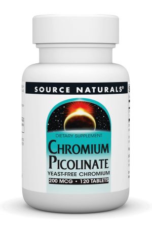 Chromium Picolinate 200 mcg Yeast Free - 120 tabs