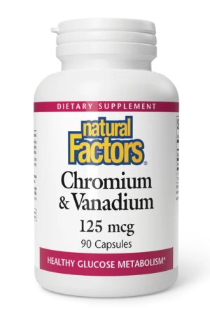 Chromium & Vanadium 125mcg - 90 caps