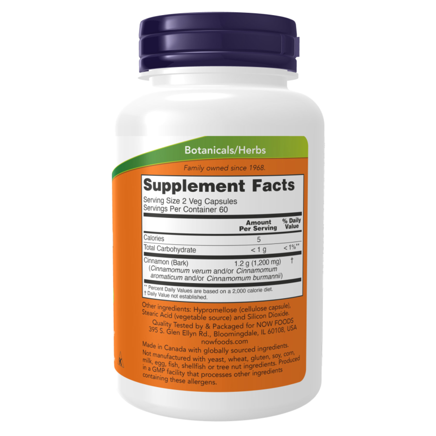 Cinnamon Bark 600mg - 120 vcaps - Зображення 2