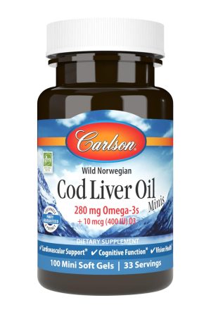 Cod Liver Oil - 100 mini softgels