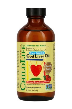 Cod Liver Oil Liquid - 237ml Natural Strawberry