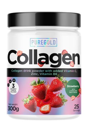 Collagen - 300g Strawberry ith Strawberry pieces