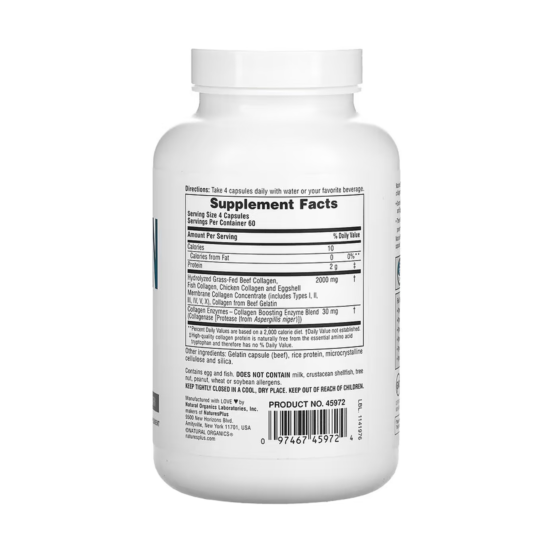 Collagen Peptides - 240 caps - Зображення 2
