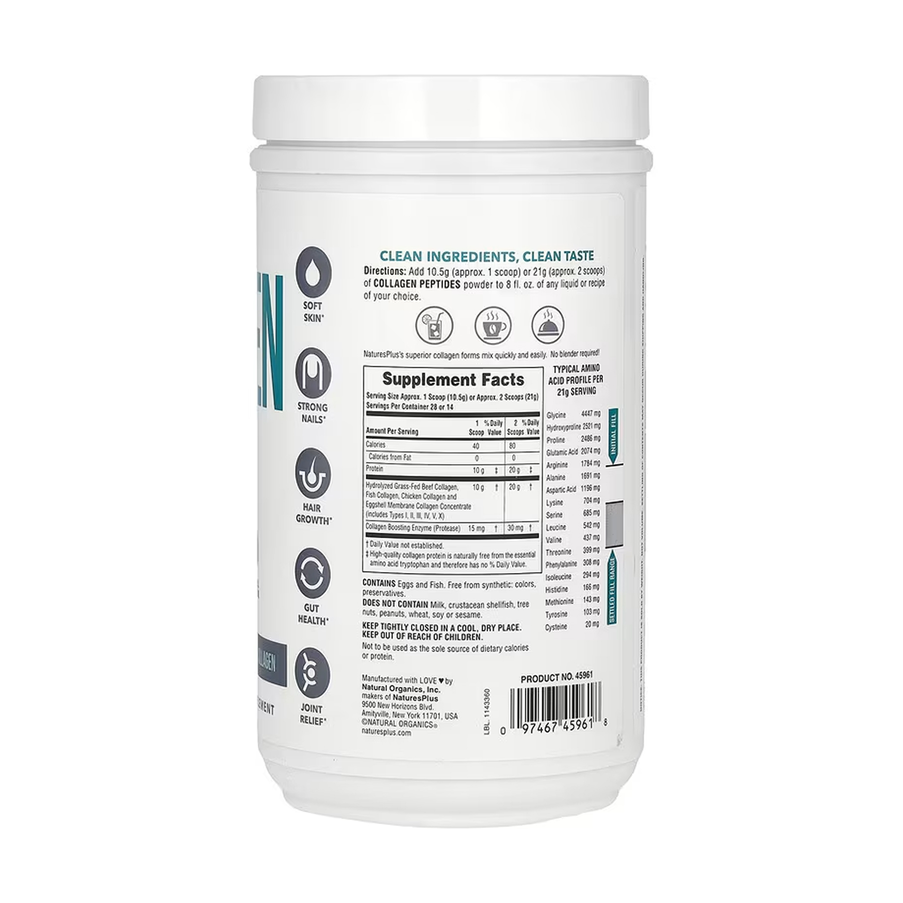 Collagen Peptides Powder - 294g - Зображення 2