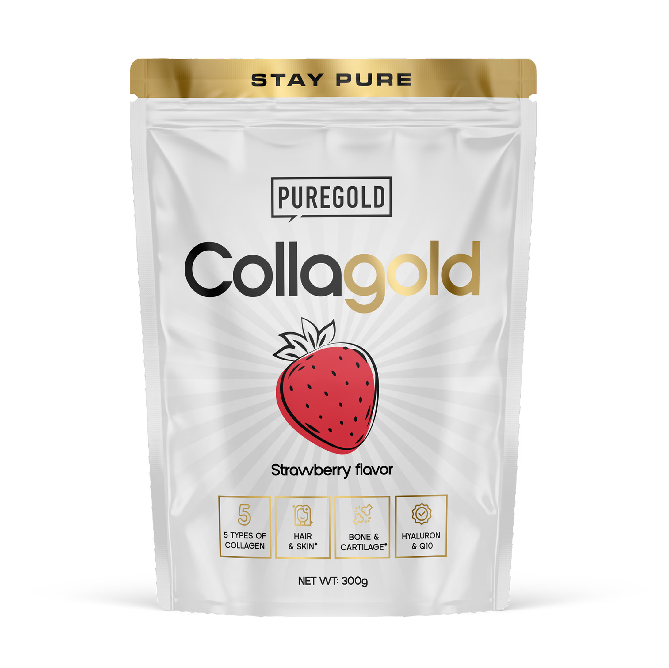 Collagold - 300g Strawberry (Пошкоджена упаковка)