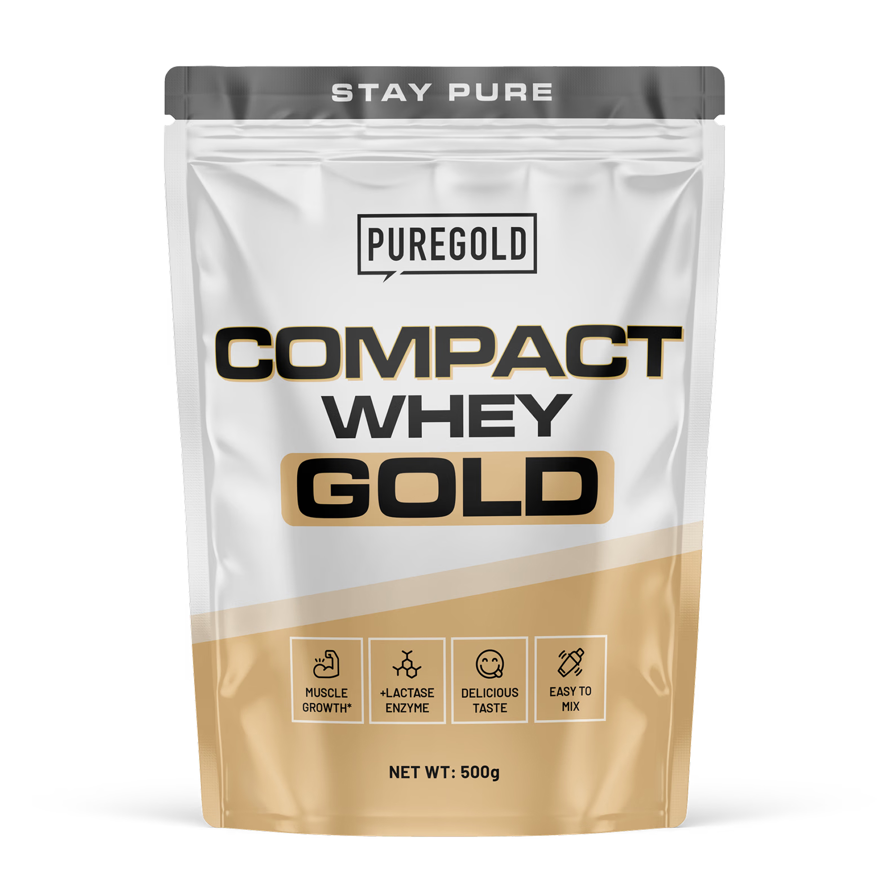 Compact Whey Gold - 500g Strawberry Ice Cream