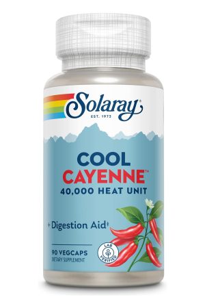Cool Cayenne Pepper 40,000 HU 600mg - 90 vcaps