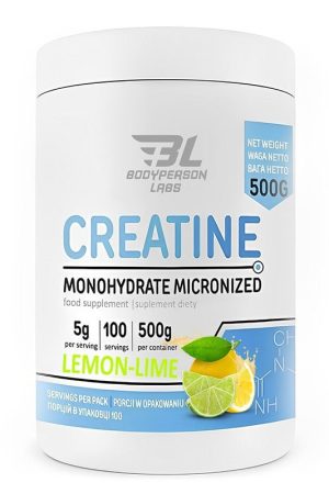 Creatine monohydrate - 500g Lemon Lime (Пошкоджена банка)