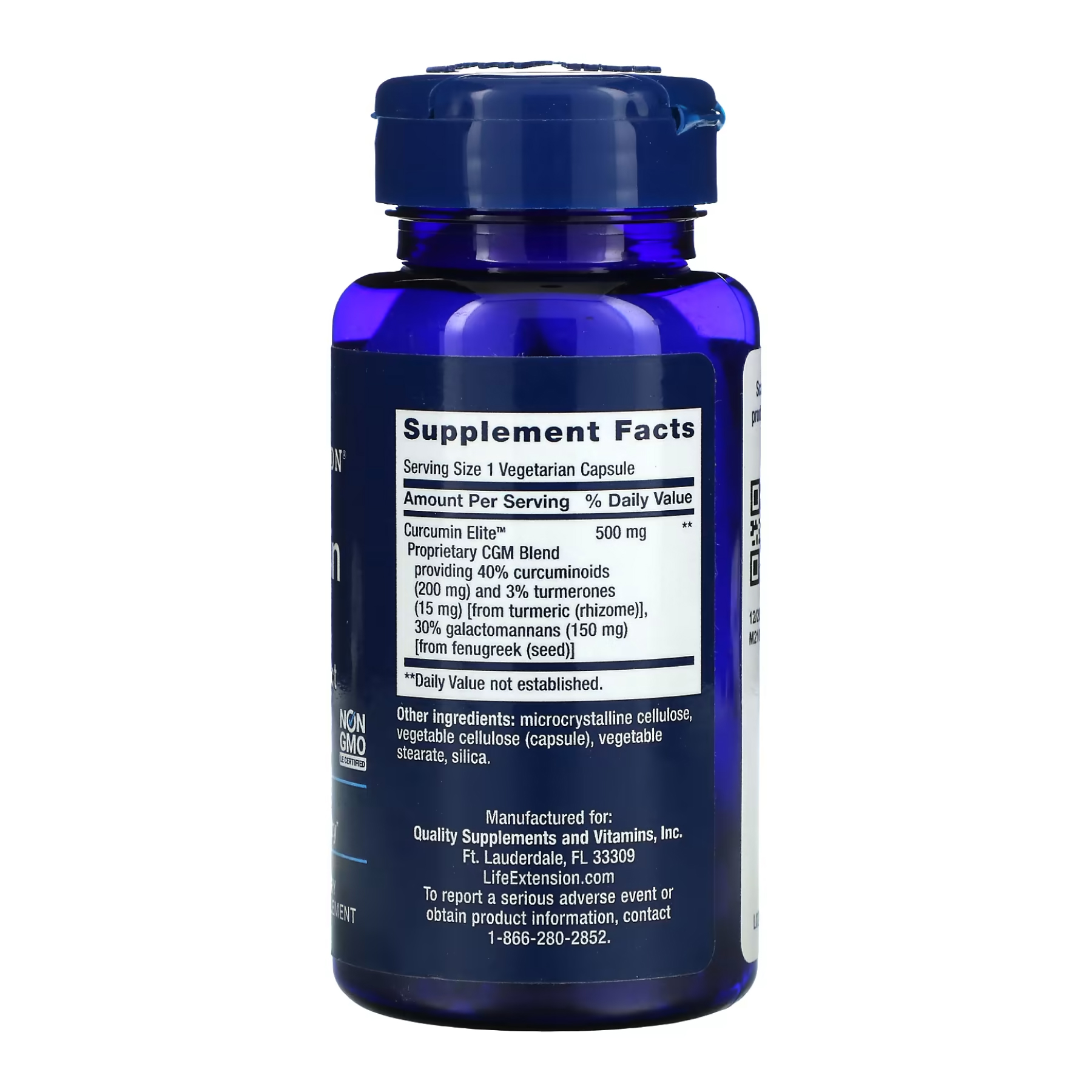 Curcumin Elite™ Turmeric Extract - 30 vcaps - Зображення 2