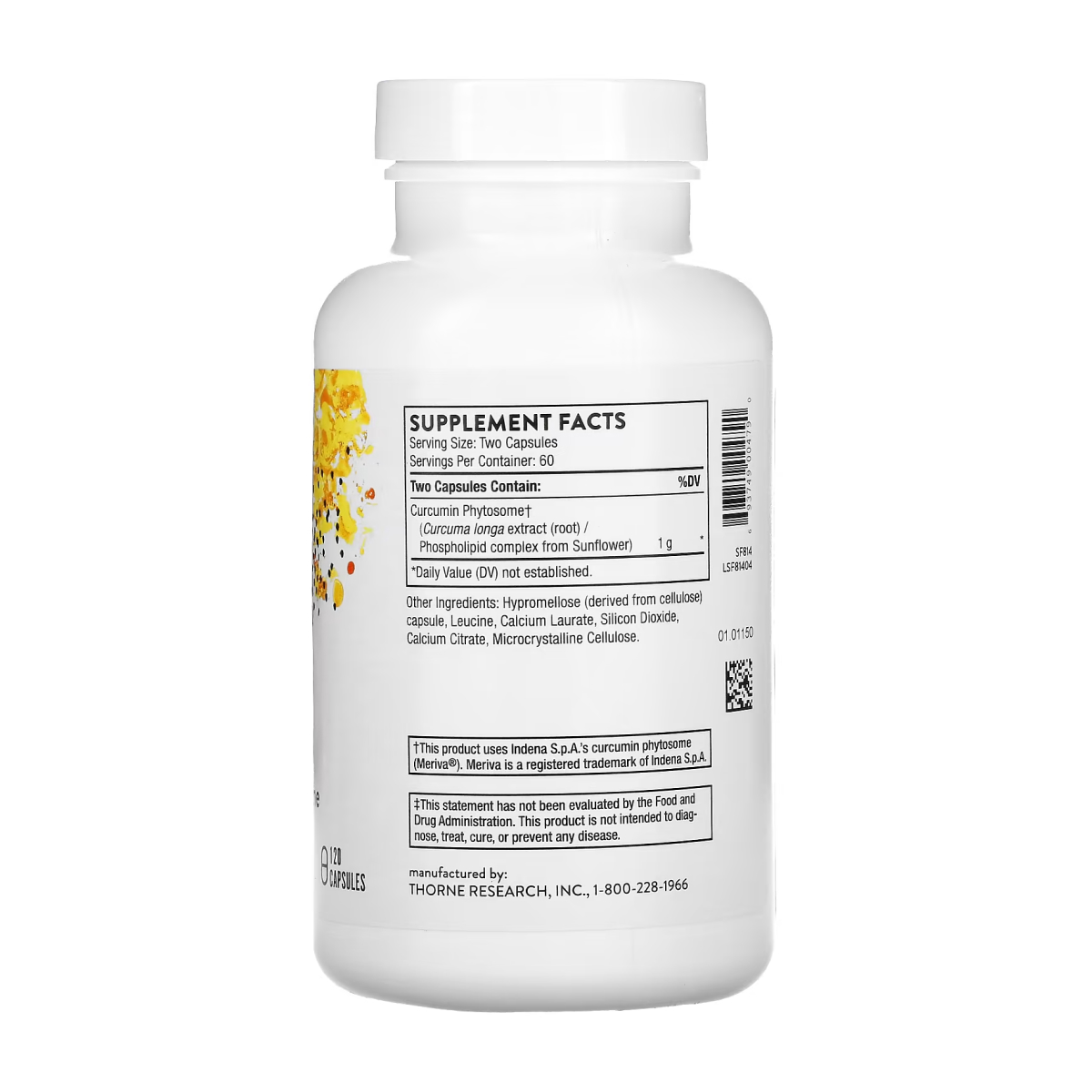 Curcumin Phytosome - 120 caps - Зображення 2
