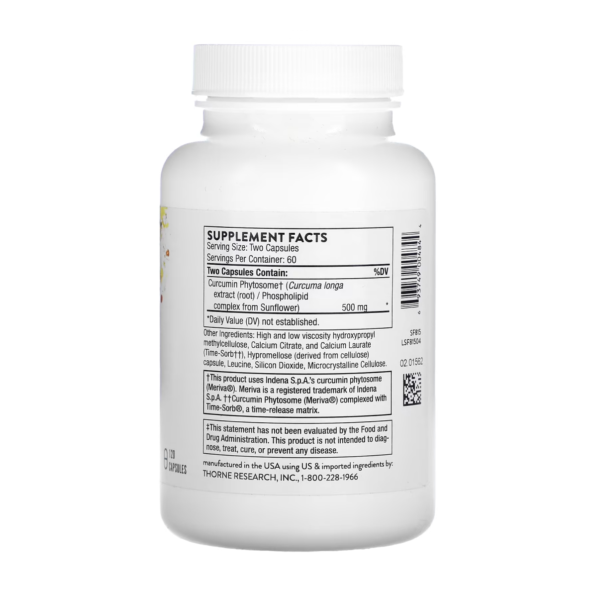 Curcumin Phytosome - 120 caps - Зображення 2