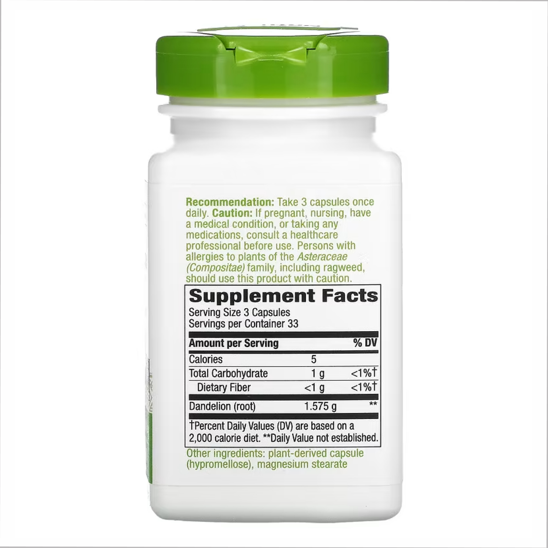 Dandelion Root - 100 vcaps - Зображення 2