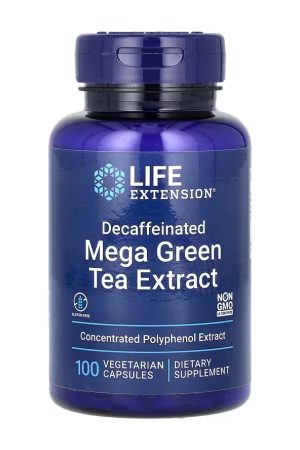 Decaffeinated Mega Green Tea Extract - 100 vcaps