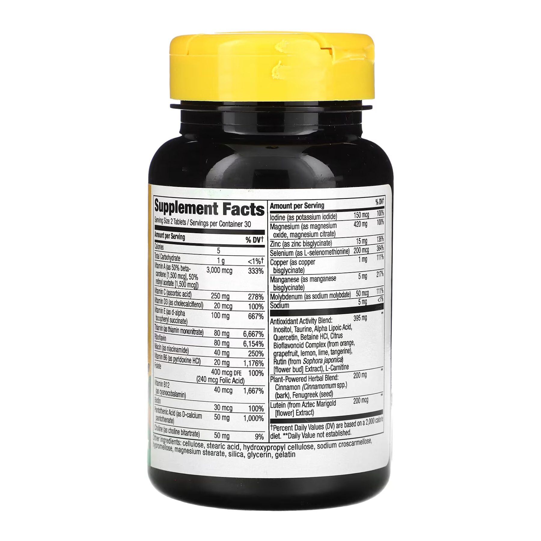 Diabetic Multivitamin - 60 tabs - Зображення 2
