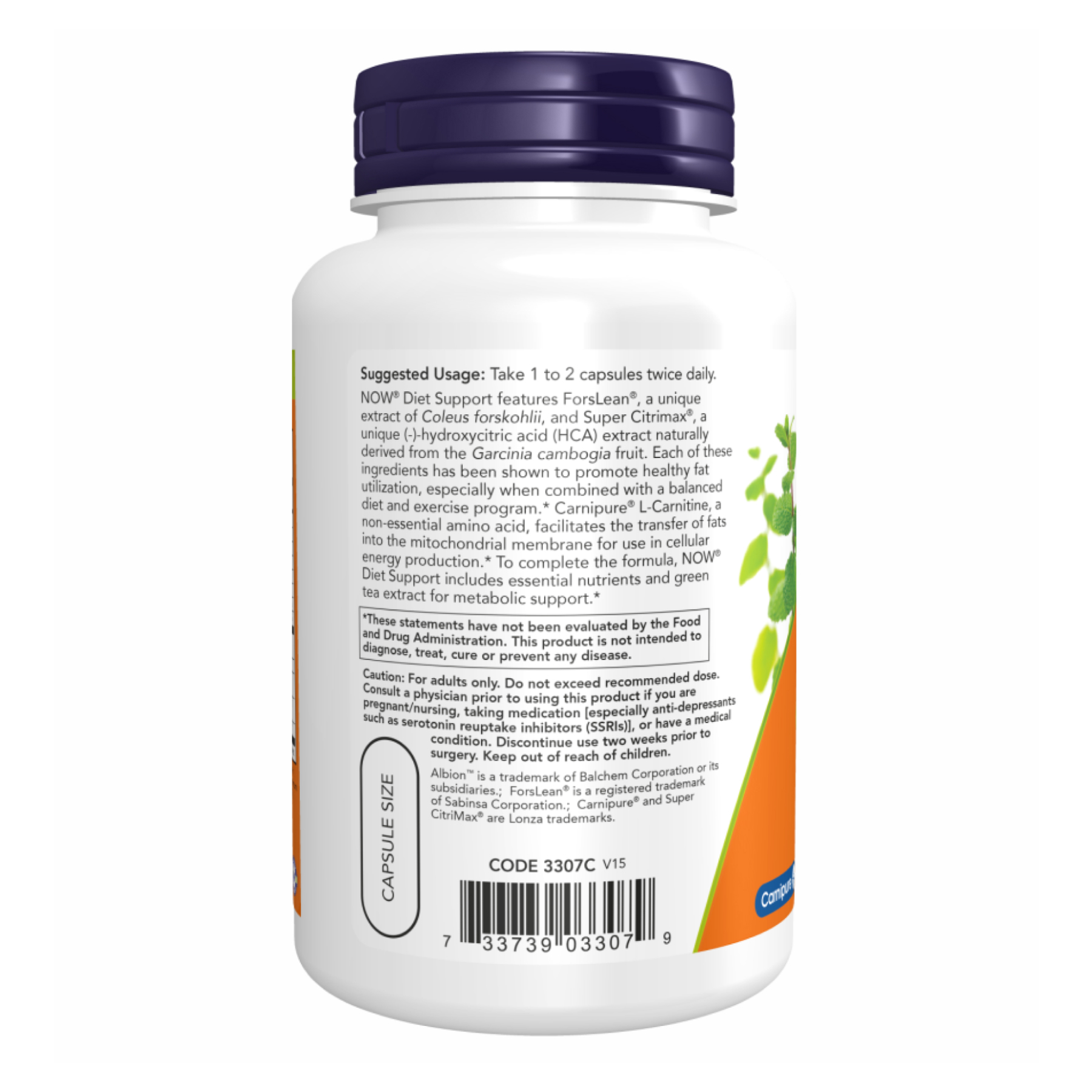 Diet Support - 120 vcaps - Зображення 3