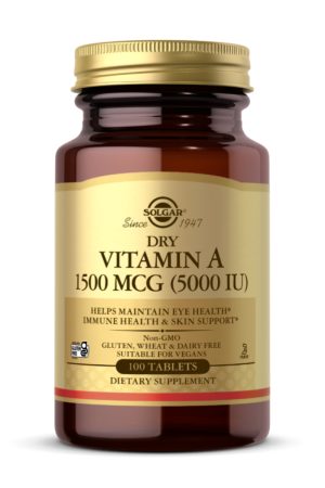 Dry Vitamin A 1500 mcg (5000 IU) - 100 tabs