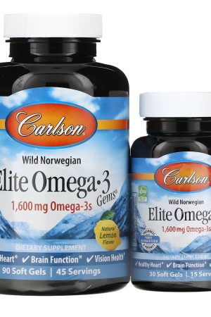 Elite Omega-3 Gems - 90+30 softgels