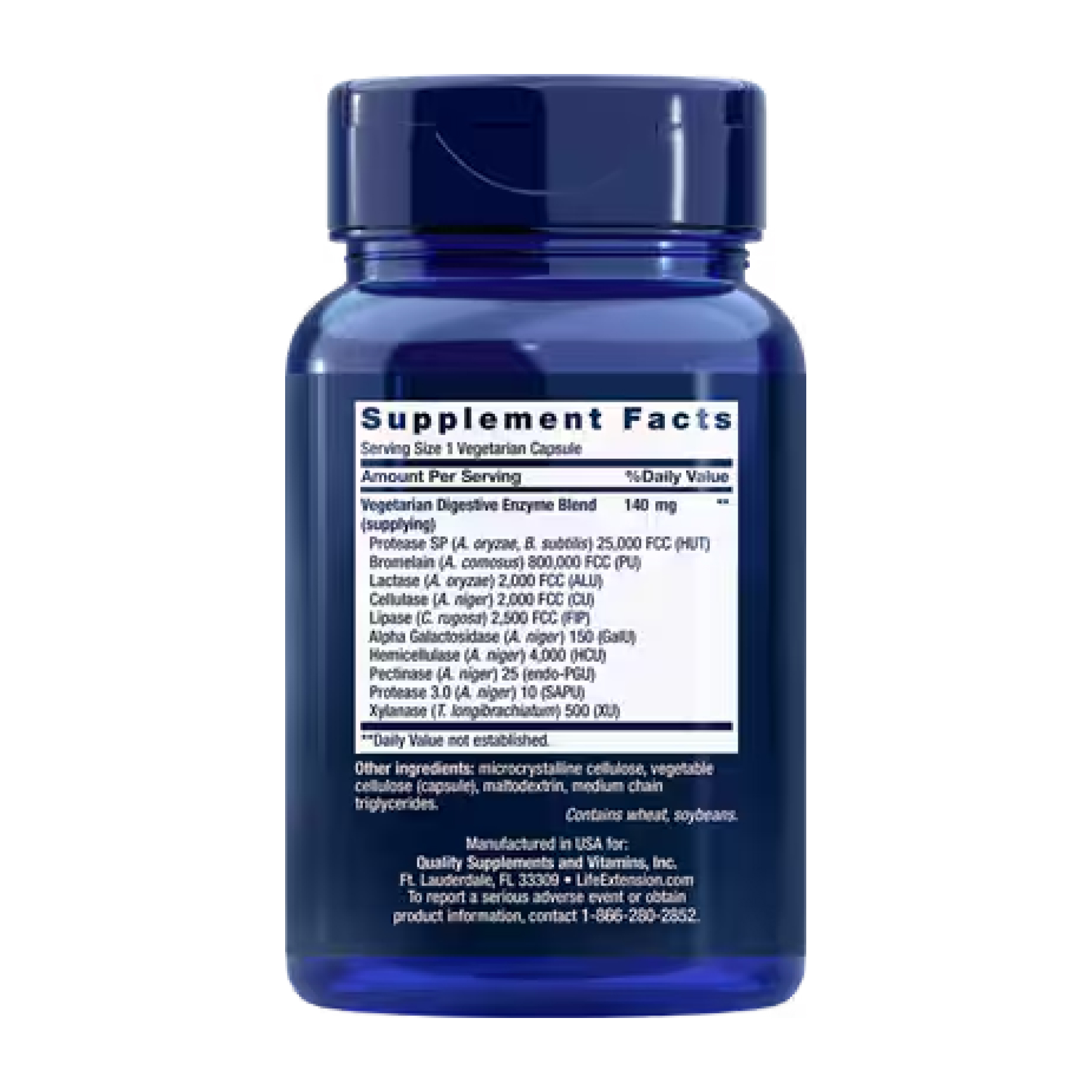 Enhanced Super Digestive Enzymes - 60 veg caps - Зображення 2