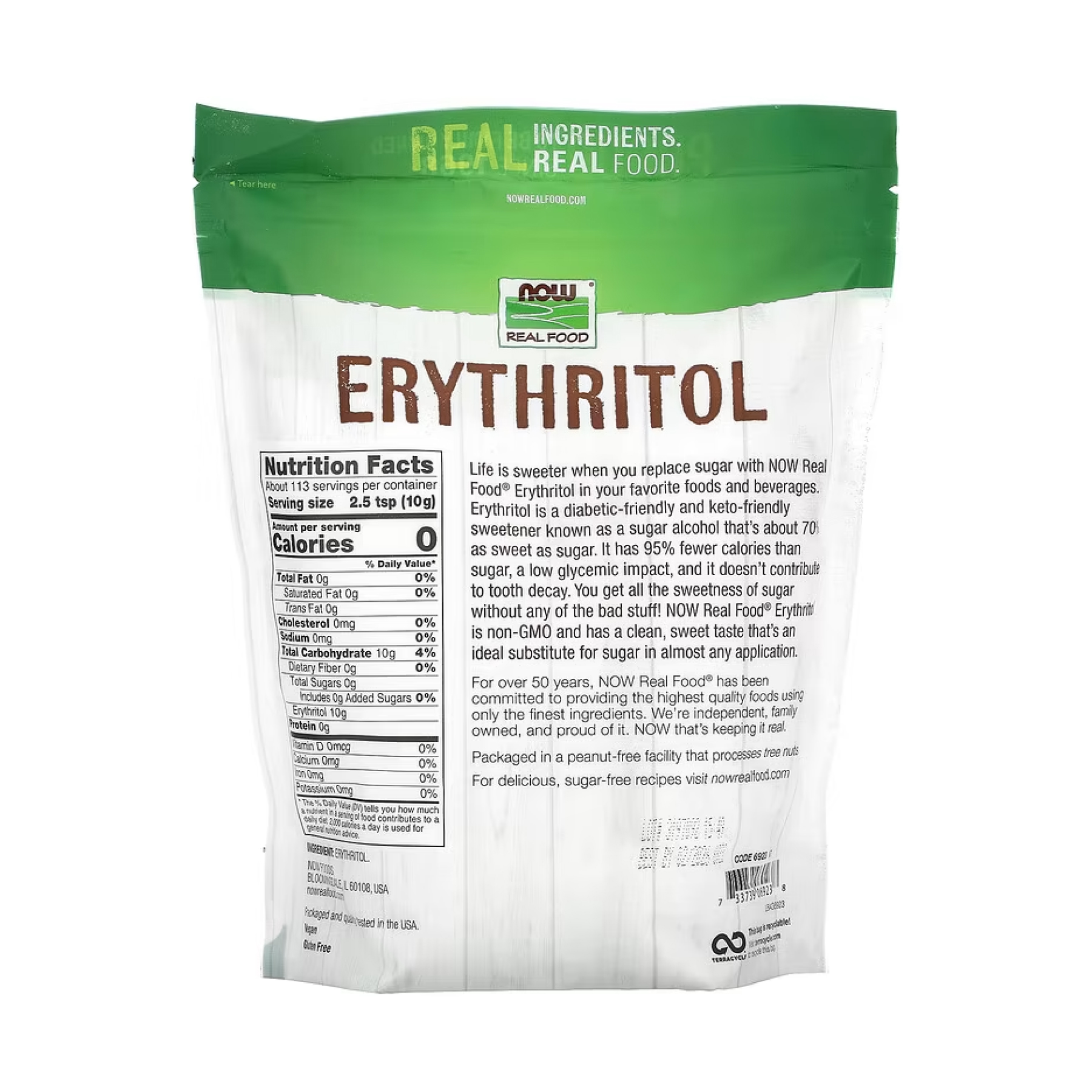 Erythritol - 1134g - Зображення 2