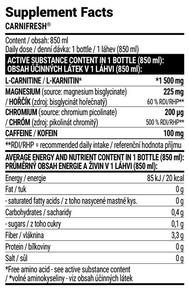 Carni Fresh - 850ml Elderberry - Зображення 2
