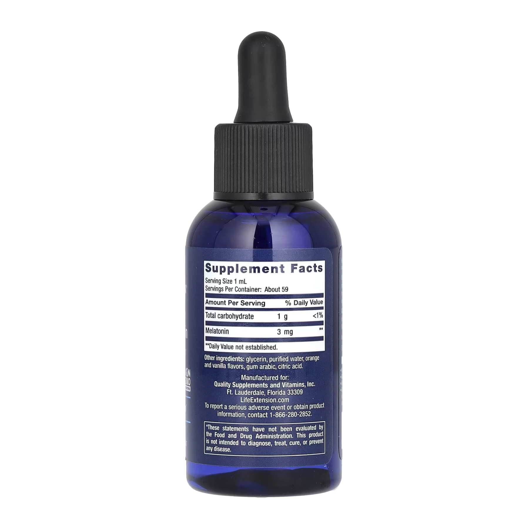 Fast-Acting Liquid Melatonin (Citrus-Vanilla) - 2 fl oz - Зображення 2
