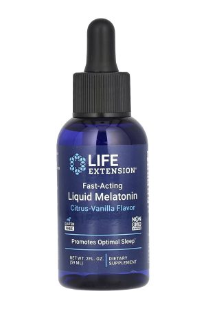 Fast-Acting Liquid Melatonin (Citrus-Vanilla) - 2 fl oz