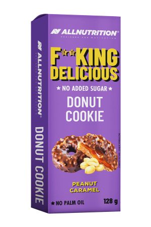 Fitking Delicious Donut Cookie - 128g Peanut Caramel