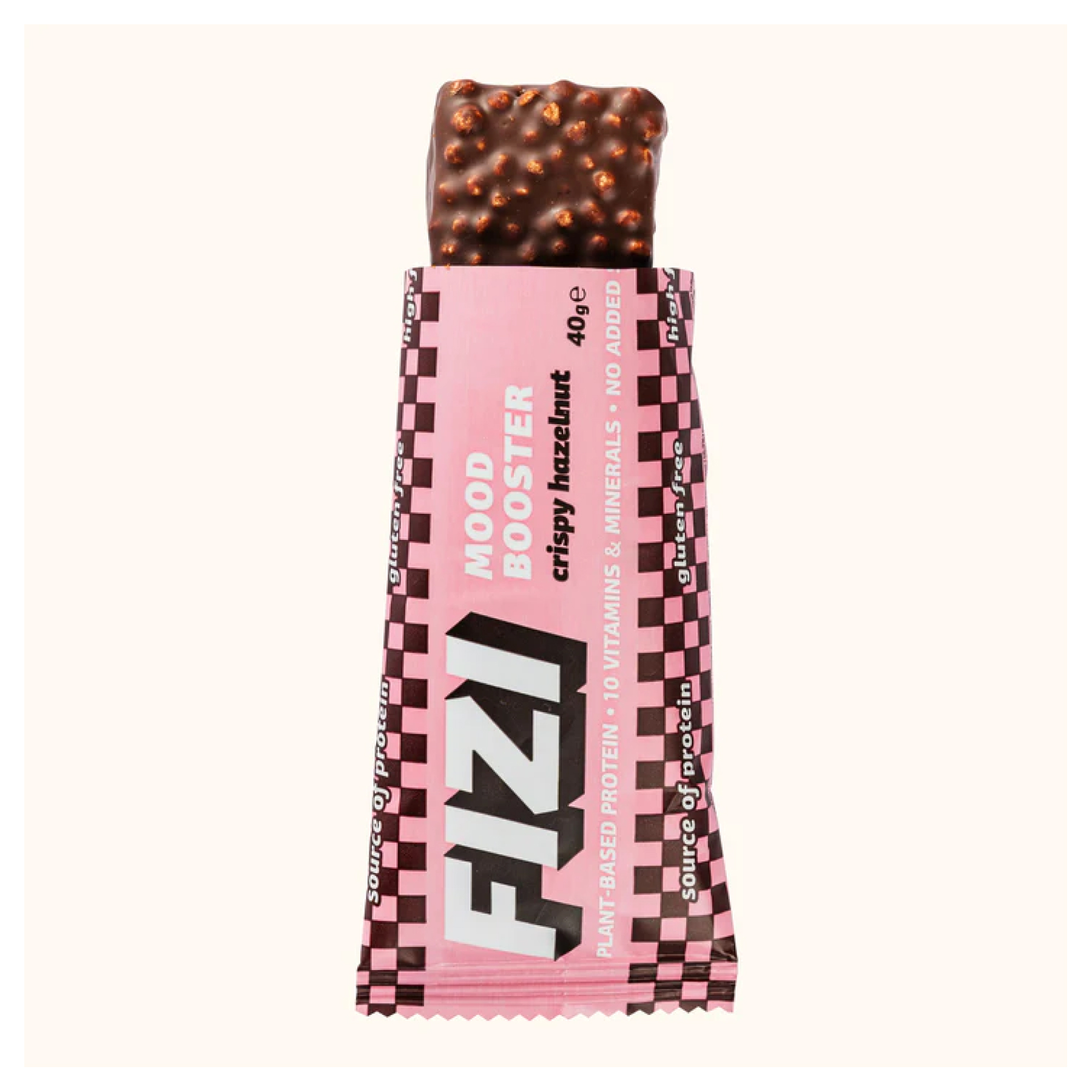 Fizi Mood Booster - 24x40g Crispy Hazelnut - Зображення 2
