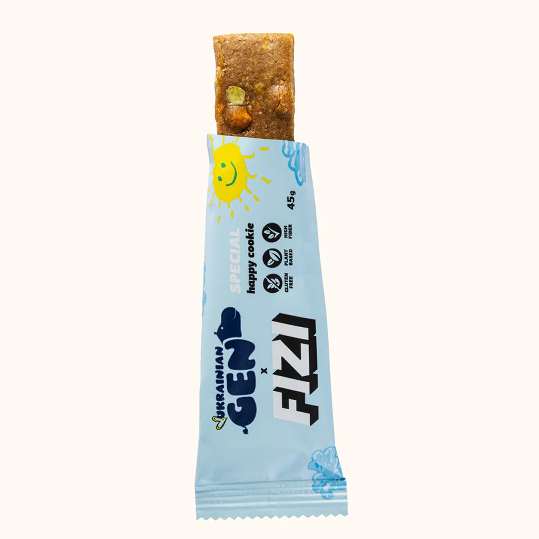 Fizi Protein Bar Special - 10x45g Happy Cookies - Зображення 2