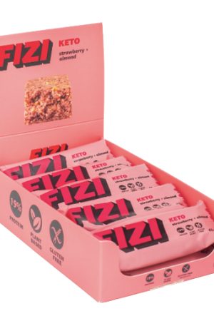 KETO Protein Bar - 10x45g Strawberry + Almond