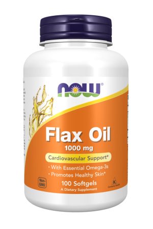 Flax Oil 1000mg - 100 softgels