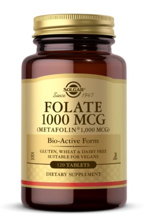 Folate 1000 mcg (as Metafolin) - 120 tabs