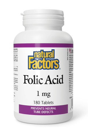 Folic Acid 1mg - 180 caps