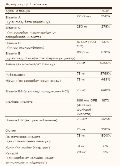 Formula VM-75® - 60 tabs - Зображення 2