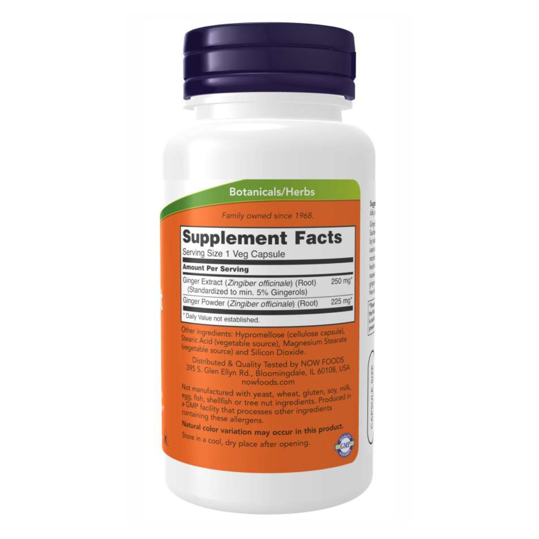 Ginger Root Extract 250mg - 90 vcaps - Зображення 2
