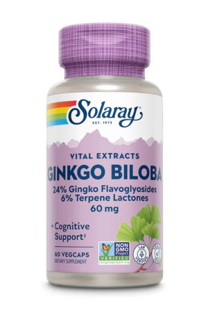 Ginkgo Biloba Leaf Extract 60mg - 60 vcaps