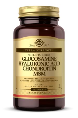 Glucosamine Hyaluronic Acid Chondroitin MSM (Shellfish-Free) - 120 tabs