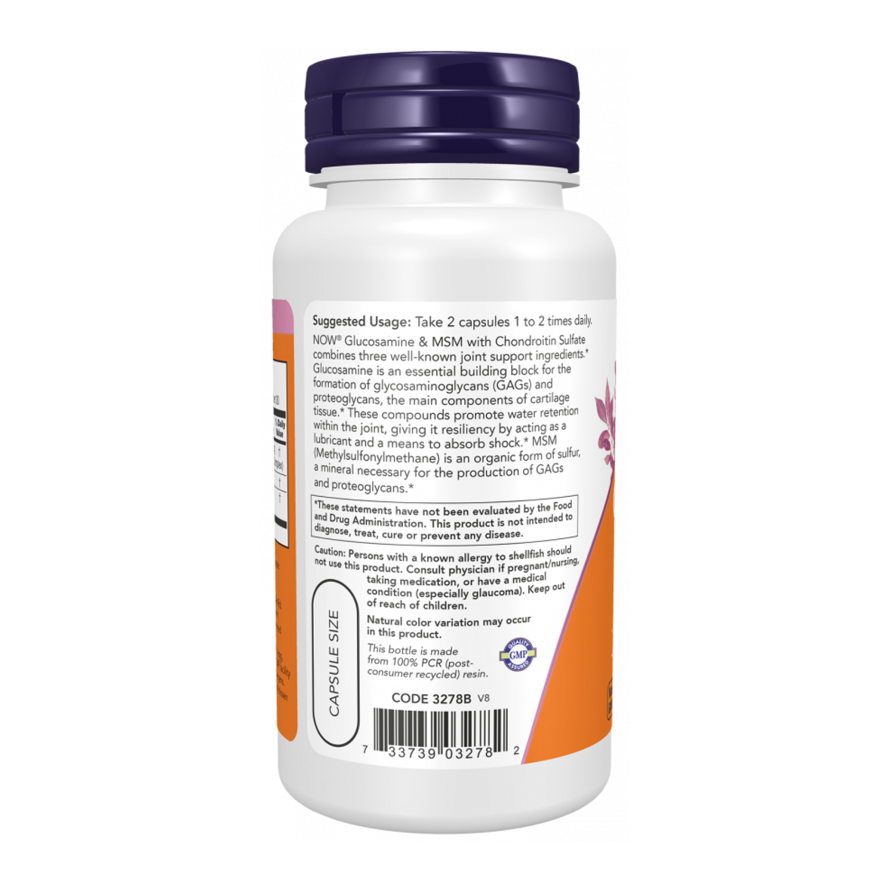 Glucosamine & MSM - 60 caps - Зображення 3