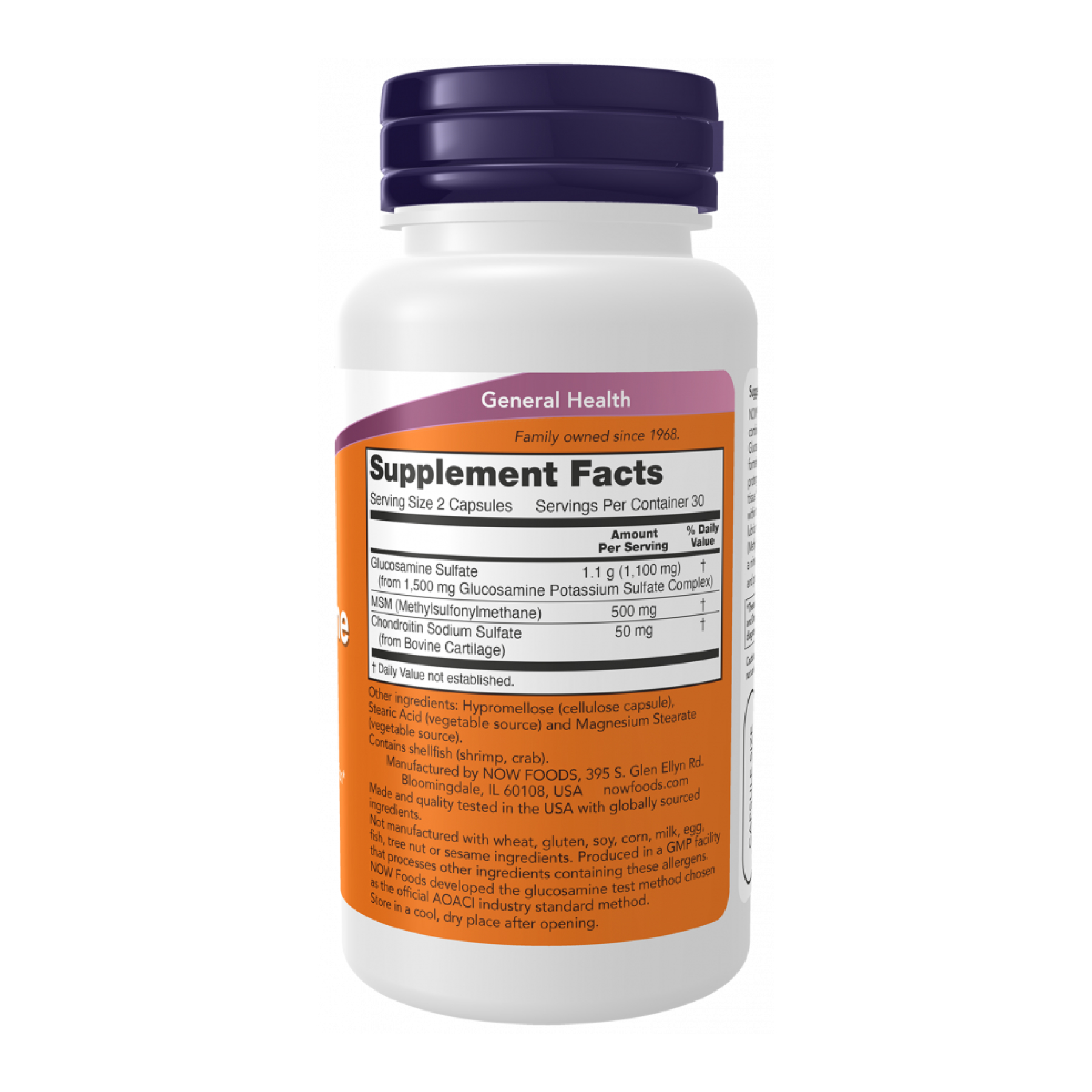 Glucosamine & MSM - 60 caps - Зображення 2