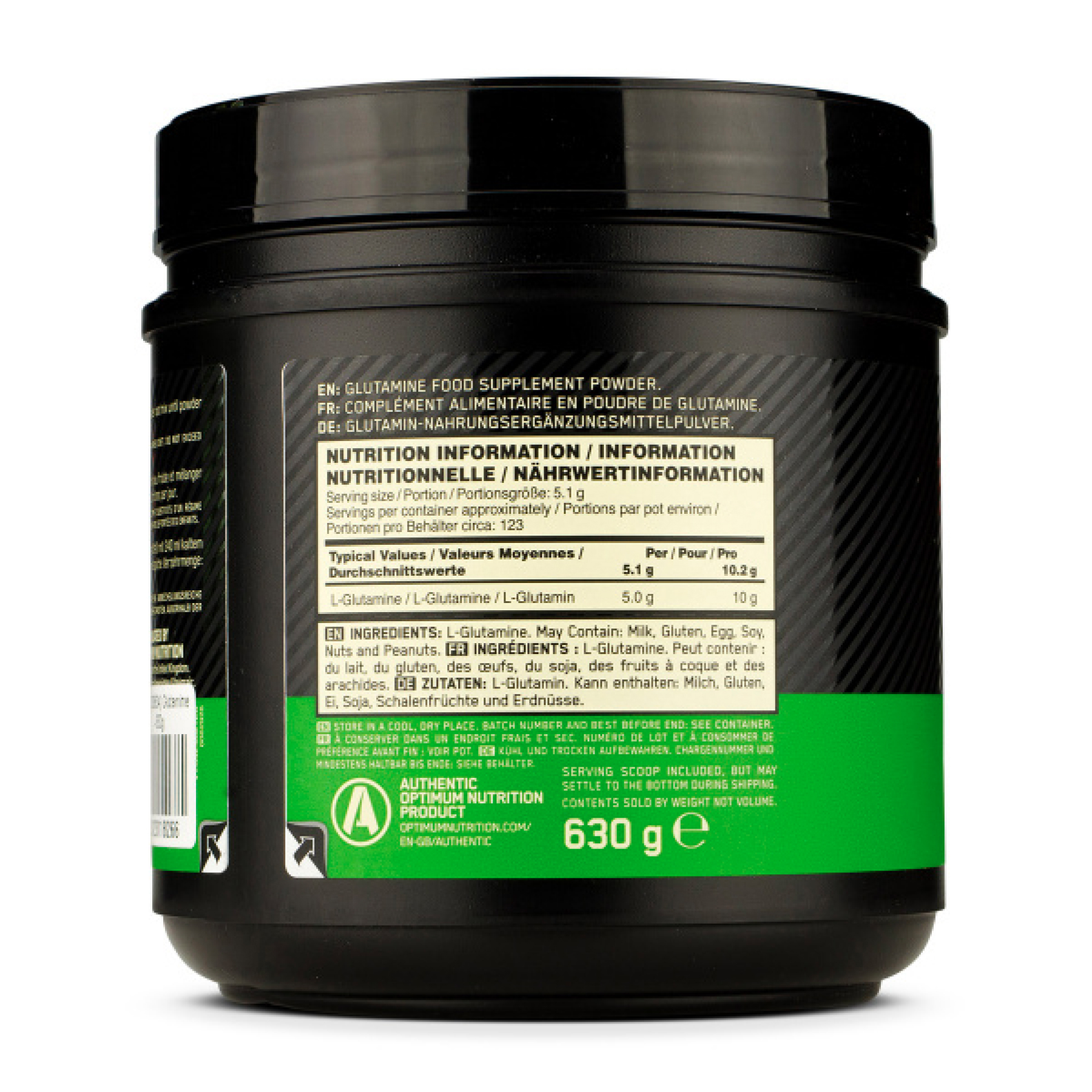 Glutamine Powder - 630g - Зображення 2