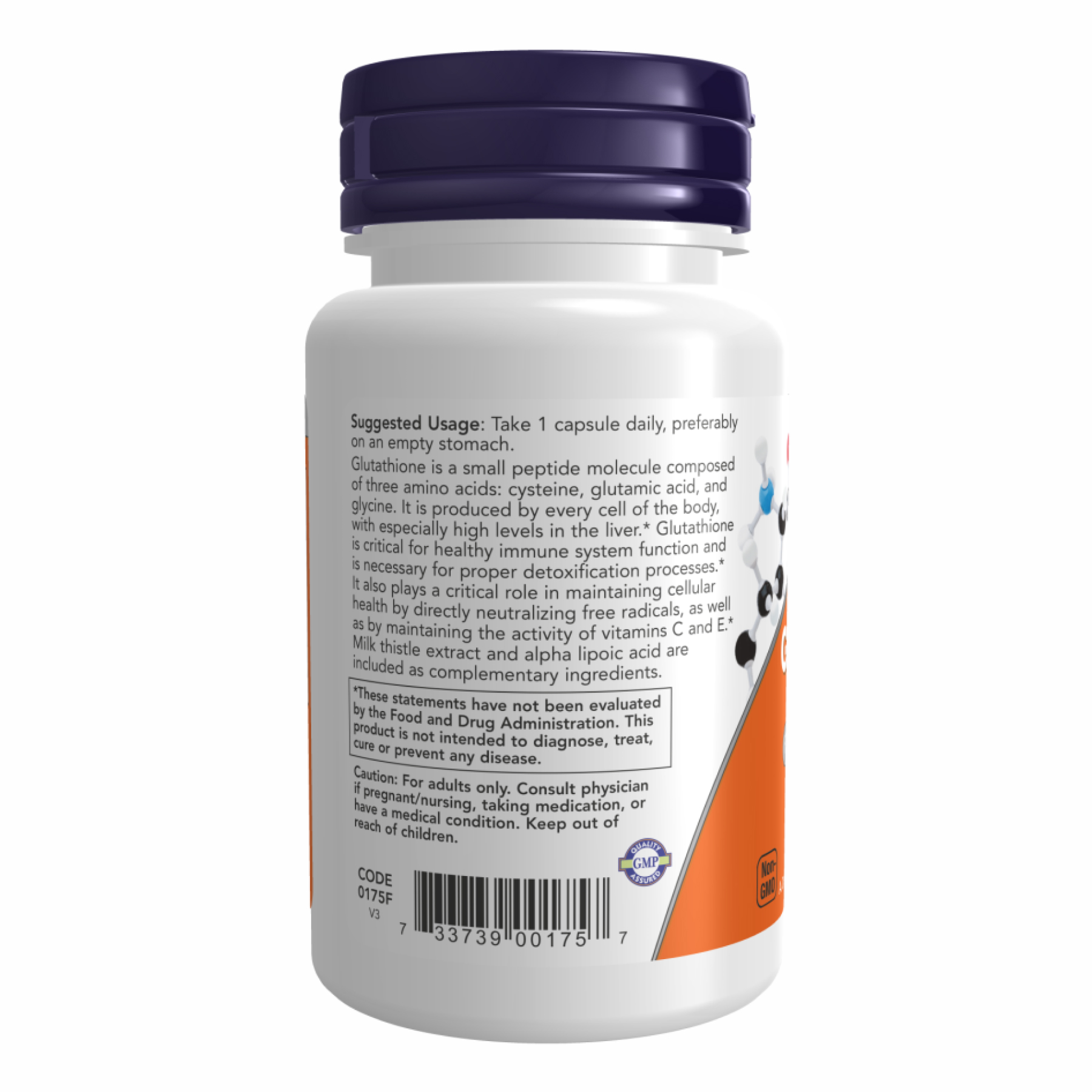 Glutathione 500mg - 60 vcaps - Зображення 3