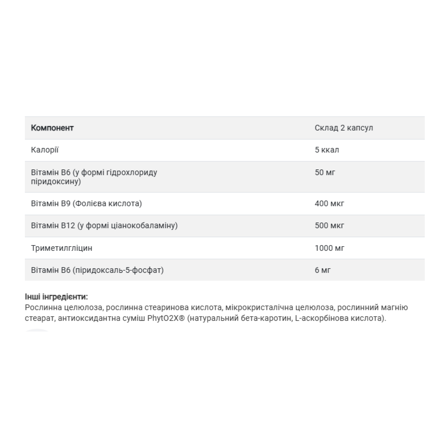 Gold Specifics Homocysteine Modulators - 120 vcaps - Зображення 2