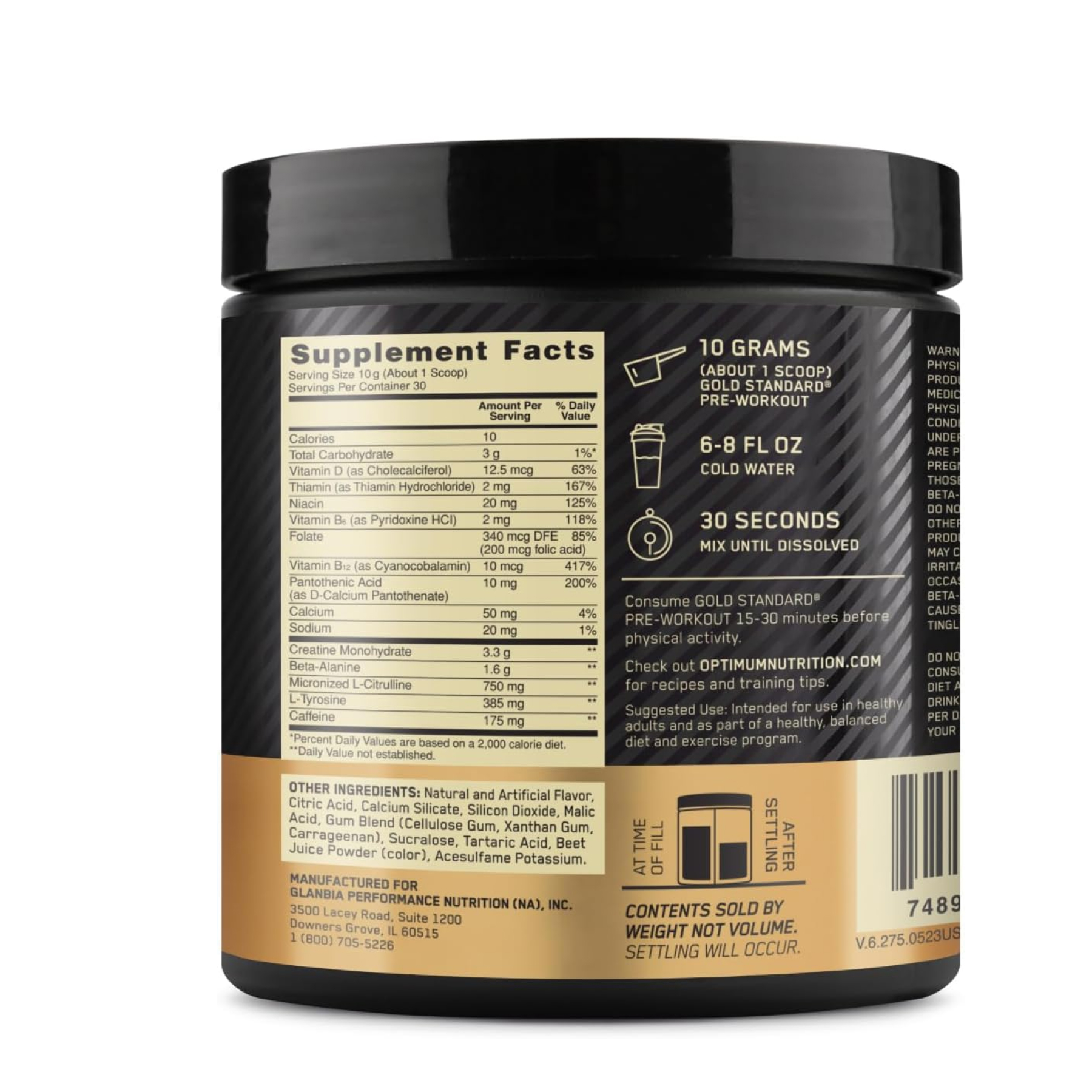 Gold Standard Pre Workout - 300g Watermelon Candy - Зображення 2