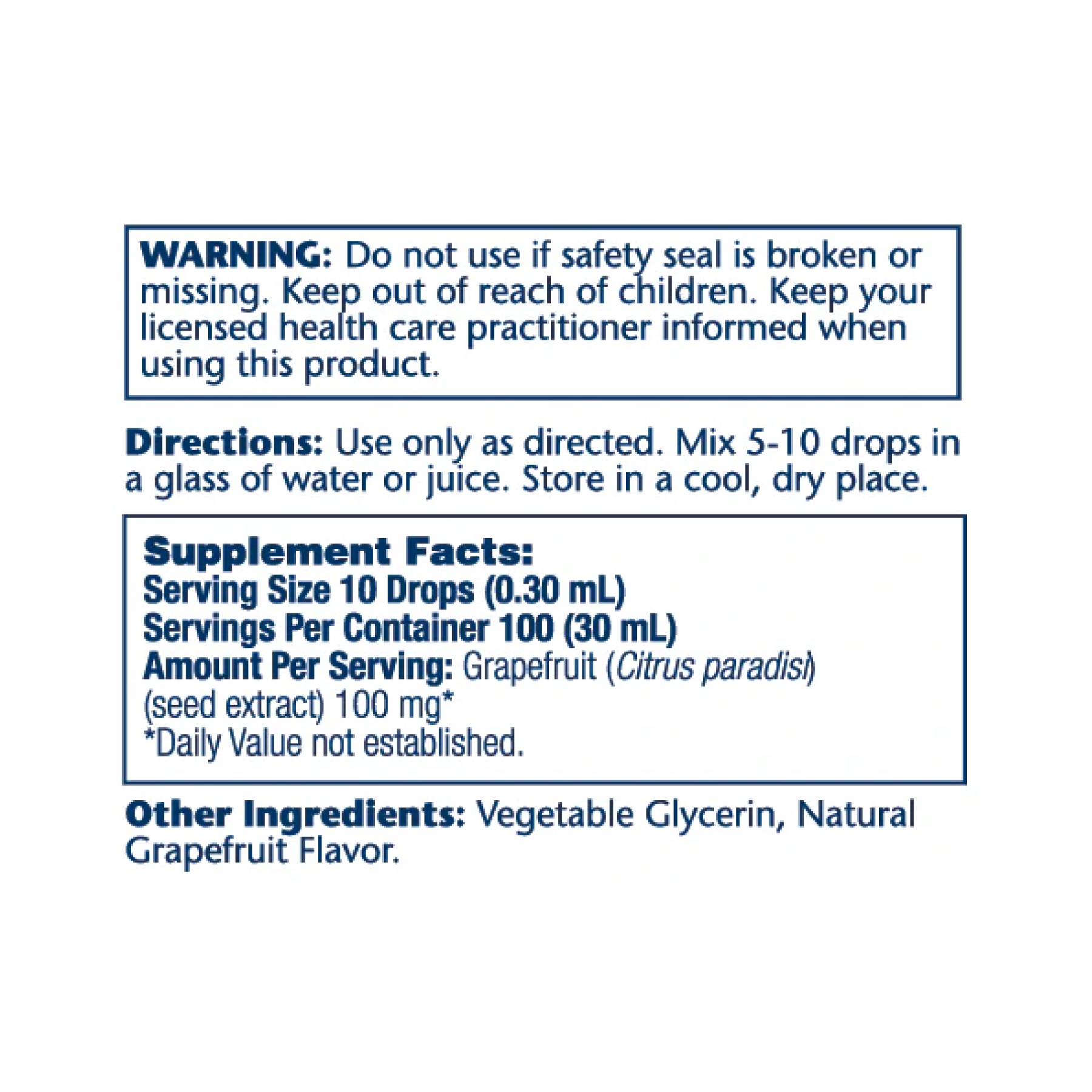 Grapefruit Seed Extract 100mg - 30ml - Зображення 2